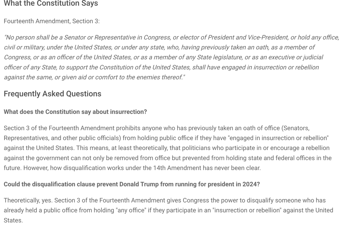 Mirtika4's tweet image. #Amendment14Section3 
the hell out of #Trump and 
his state and federal politician #MAGA minions!

#Amendment14 #Section3 
#insurrection #sedition #disqualification