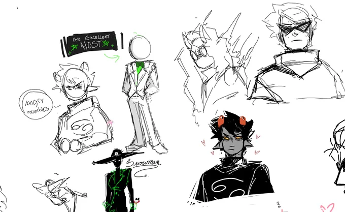 The Roblox doodles!! 
#homestuck 