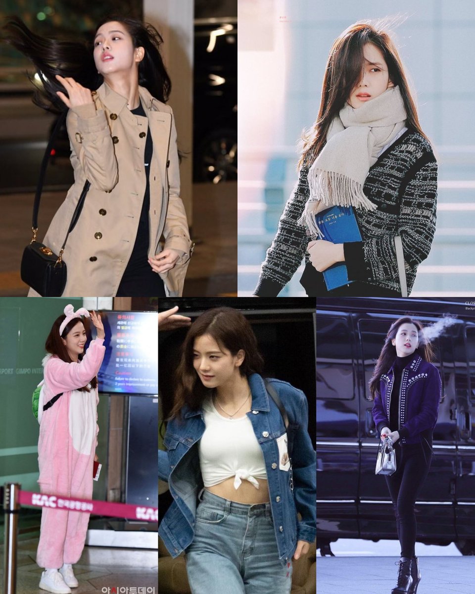 bringing back some iconic jisoo airport moments