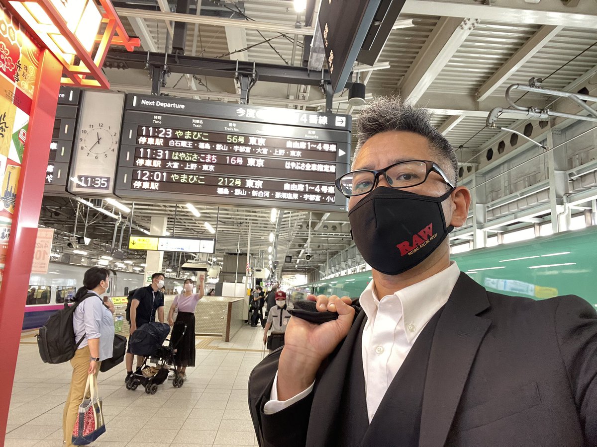 taroman_tw's tweet photo. 仙台駅よりイザ渋谷NHK本丸にて政見放送収録。新幹線遅延しとります。 https://t.co/RD2KqWPwMS