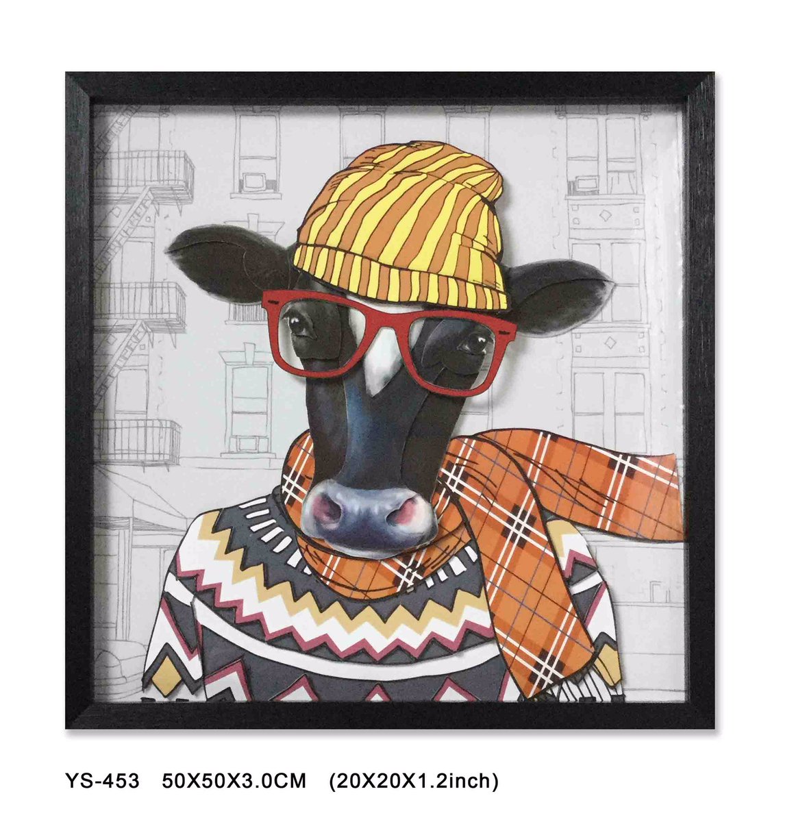 AngelHu60449247's tweet photo. Modern cow 🐮 man paper collage wall art painting home decor  #painting #walldecor #art https://t.co/2KEFQjMJXt