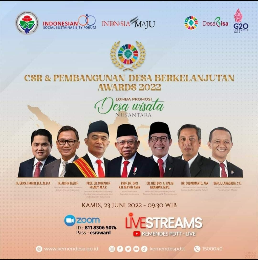 popy_engla's tweet photo. Program Corporate Social Responsibility (CSR) BUMN/Swasta dan Promosi Desa Wisata Nusantara
#DesaWisataNusantara
@jokowi
@halimiskandarnu
@Kemendespdtt
@ditjenpdp
@malik_haramain
@imansyukri
@taufikmadjid71
@yusradaridesa
@azzameldzikrie https://t.co/kGfkUFvlqR