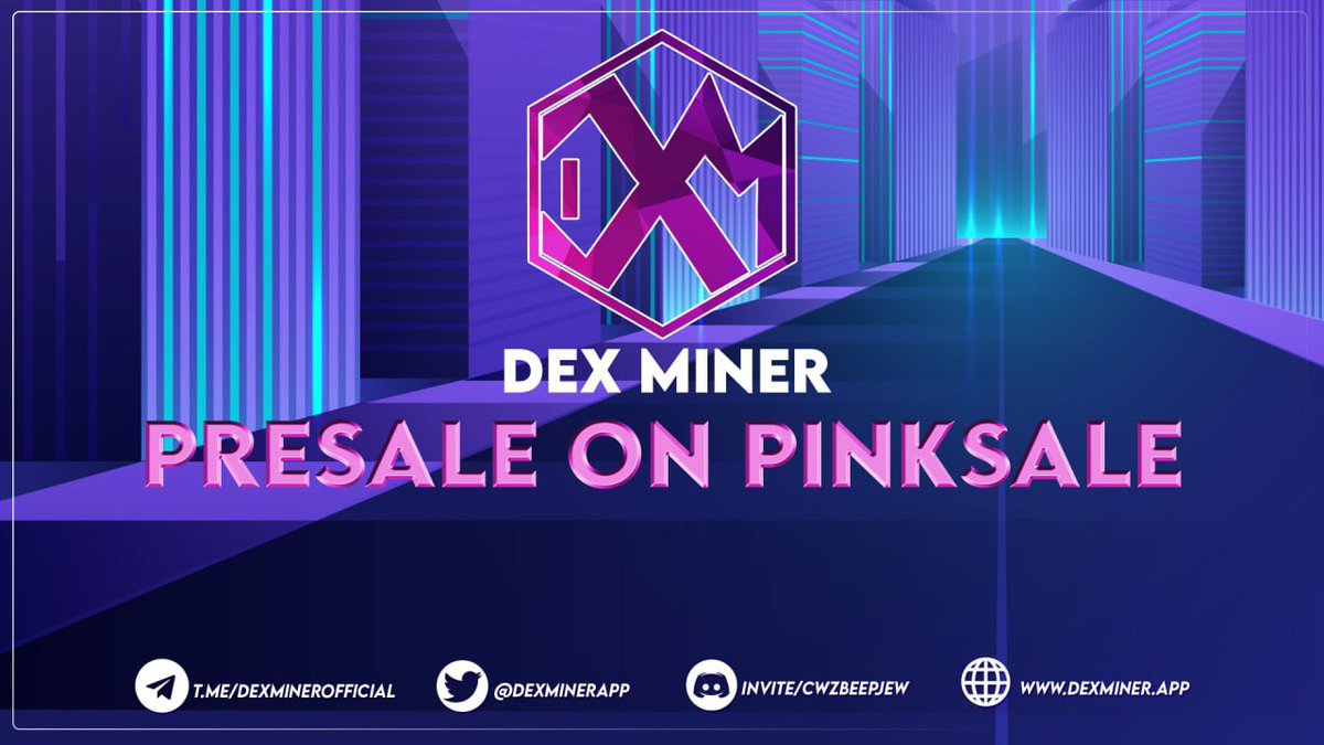 所有关于 $DXM 的炒作

#DEXMINER 是一种去中心化金融资产，以 596,247% 的可持续固定复利奖励用户

<a href="/dexminer/">dexminer</a>
🔥DXM DAPP
🔥#NFTS
🔥彩票
🔥反倾销安全
🔥DXM DAO

居住

pinksale.finance/launchpad/0xDd…

我们走吧 #BSCGem #100xgem #Altcoins #PinkSale #BNB