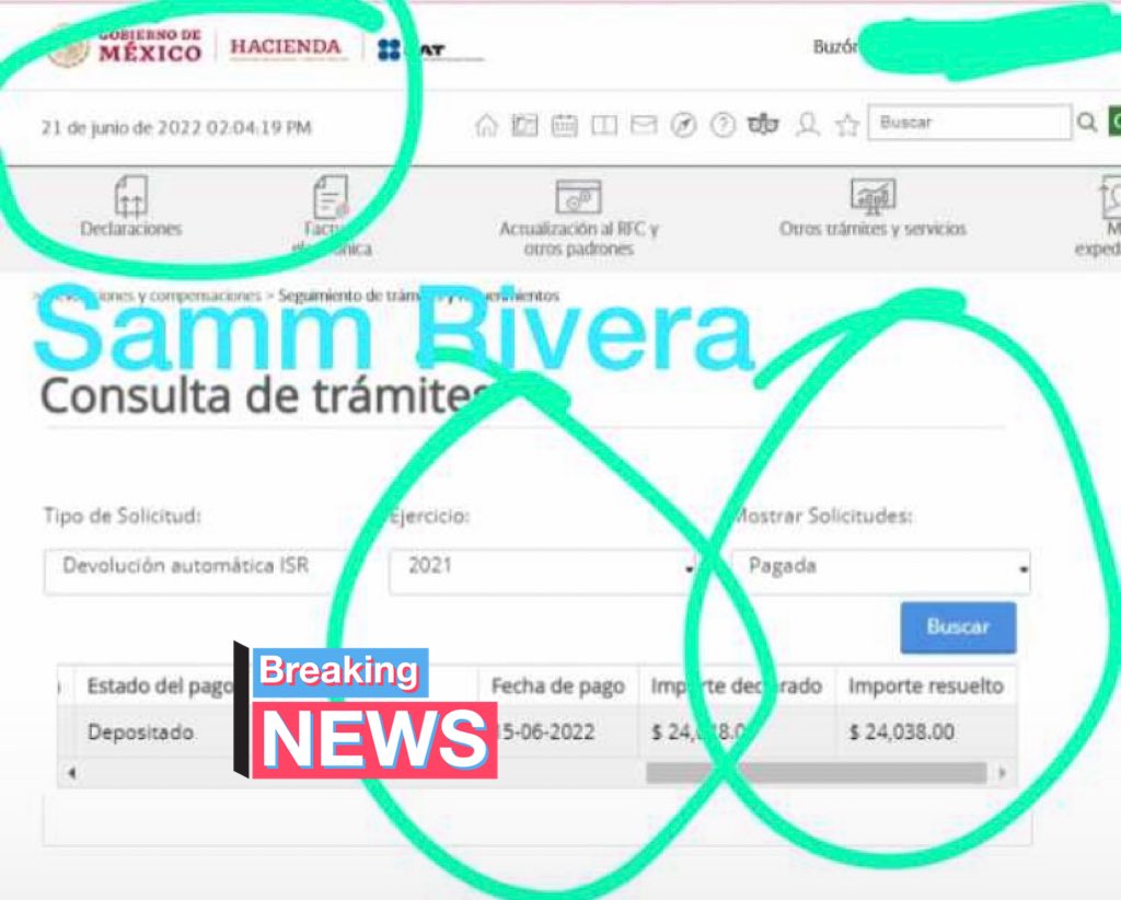 sriveracp89's tweet photo. Me pone contenta !!! Súper satisfactorio, además de verlos con gran felicidad recibiendo sus dineros #SAT #ISR #devolucionesISR no te quedes atrás si ya cuentas con tu efirma.
Solicita tus devoluciones del 2017-2021.
Más información whatsapp 5531991272 https://t.co/adlE1miJBp