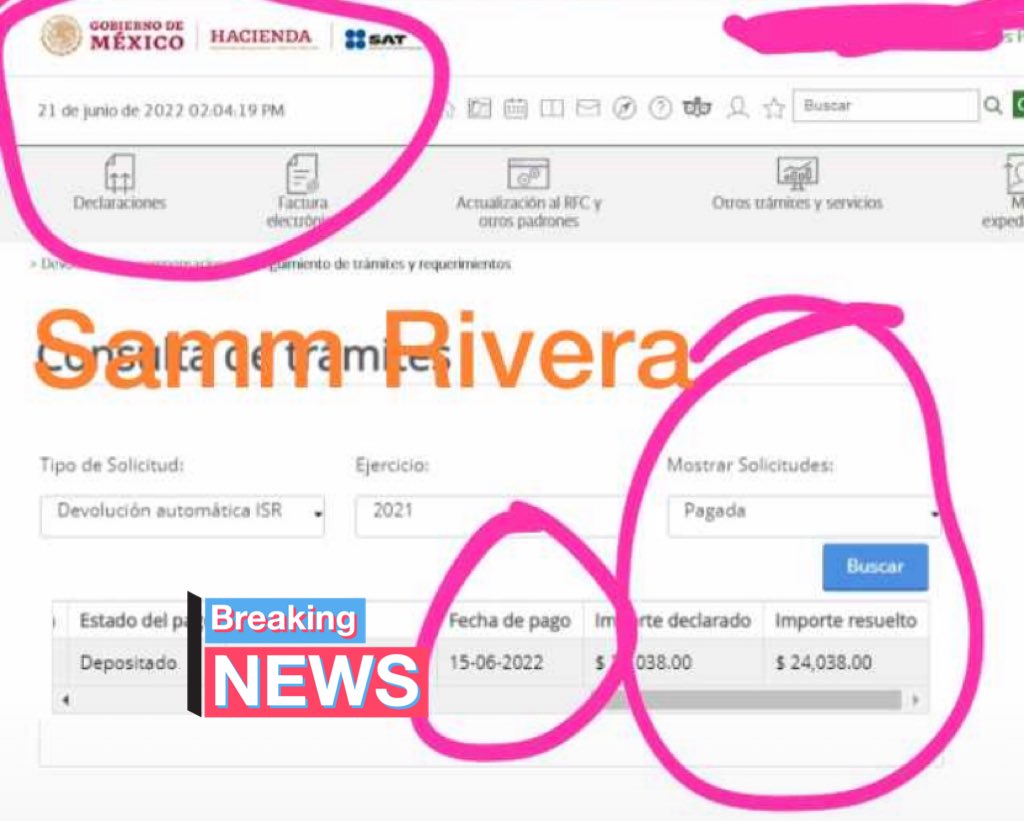 sriveracp89's tweet photo. Me pone contenta !!! Súper satisfactorio, además de verlos con gran felicidad recibiendo sus dineros #SAT #ISR #devolucionesISR no te quedes atrás si ya cuentas con tu efirma.
Solicita tus devoluciones del 2017-2021.
Más información whatsapp 5531991272 https://t.co/adlE1miJBp