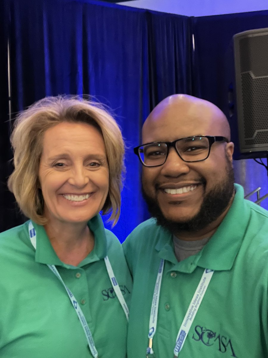 Dr_JSanders's tweet photo. Congratulations, and welcome to our new @SCASANews President @RyeAngie! I look forward to working with you this upcoming year! On behalf of President Rye, I invite you all to #JoinMeIn23 at #SCASAi3! Have a great Summer! #WeAreSCASA https://t.co/1Z9iDYcQXF