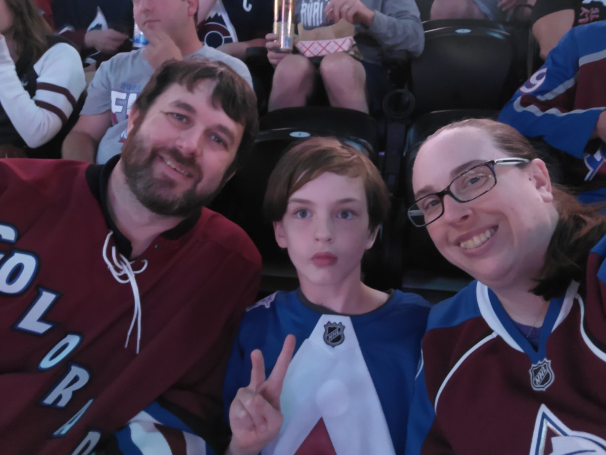 At the <a href="/Avalanche/">Colorado Avalanche</a> watch party! #GoAvsGo