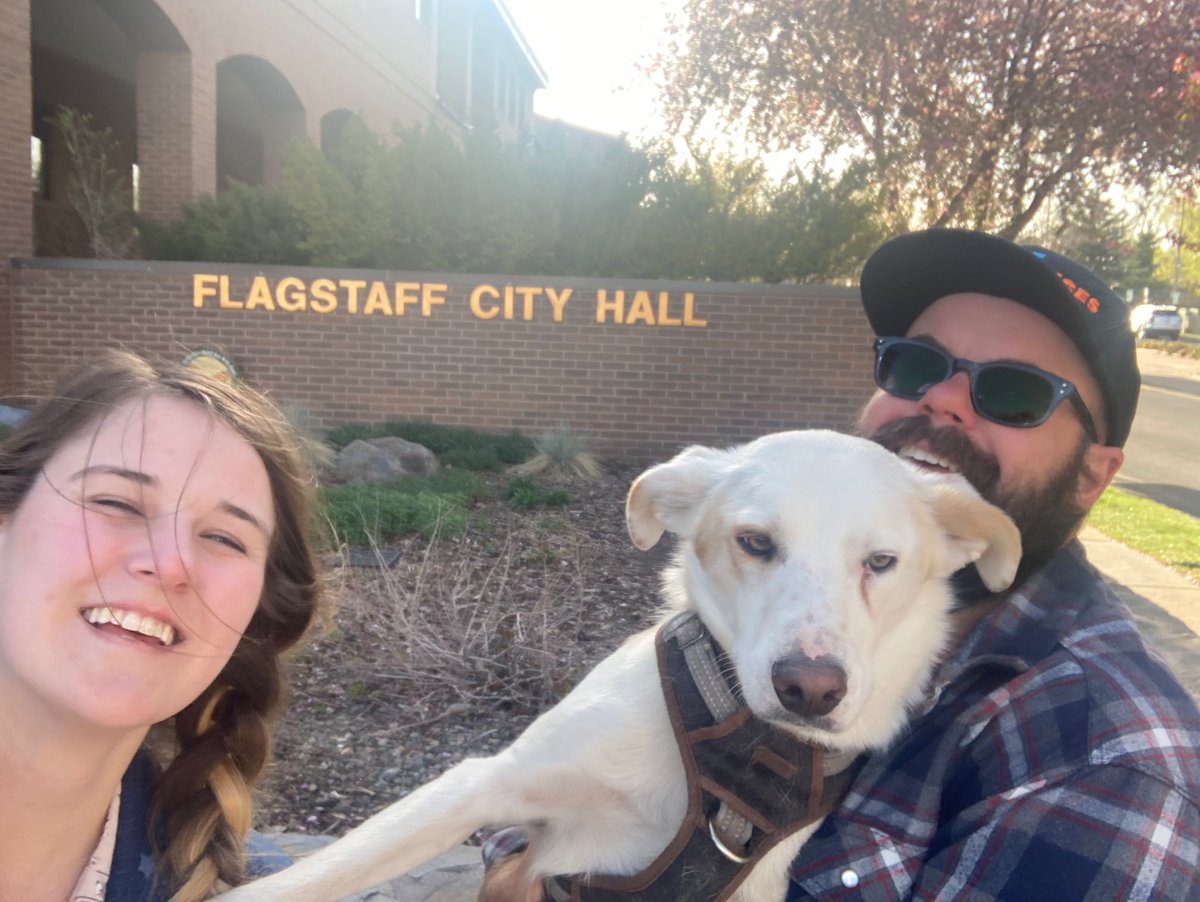 Jinjiloo's tweet photo. My Twitter is just #cityhallselfie but I’m really fine with that. Featuring @CityofFlagstaff @GlenRoseTexas, Key Colony Beach, FL, Alex &amp; Woody @CityHallSelfie https://t.co/WFamdZK9bA