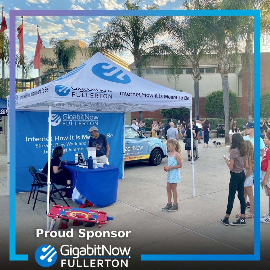 GBNowFullerton's tweet photo. Thank you so much everyone for joining us at Day of Music Fullerton yesterday. We had a blast! 

#fullerton #fullertonfiber #fiberinternet #fiberoptics #gigabitnow #FullertonFiberCity #Concert #LocalConcerts #DayOfMusicFullerton https://t.co/AEx9rcVyPI