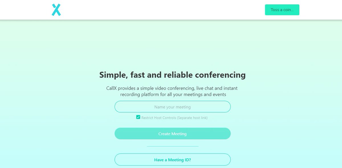 sideprojectors's tweet photo. Side project for sale! - $400 USD - check out CallX - Simple, fast and reliable video conferencing web app - https://t.co/myBms9fUm7 @sideprojectors #sideproject #makers #entrepreneur #callx https://t.co/r9GMmLcOgu