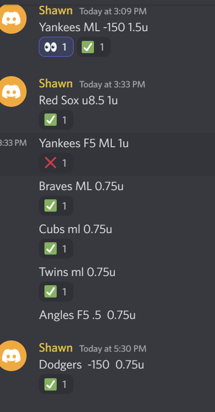NovusQuant's tweet photo. we are hot !! 22-6 last 28 mlb plays

dm me to join discord channel

free play by Shawn also did 6-1 today.

#ChadMoneyAlert, #handicapper,#sportsbetting,#gamble,#sportsbettingadvisor,#sportsinvesting,#sportsbettingpicks,#freesportspicks https://t.co/EmGc3GdCPP