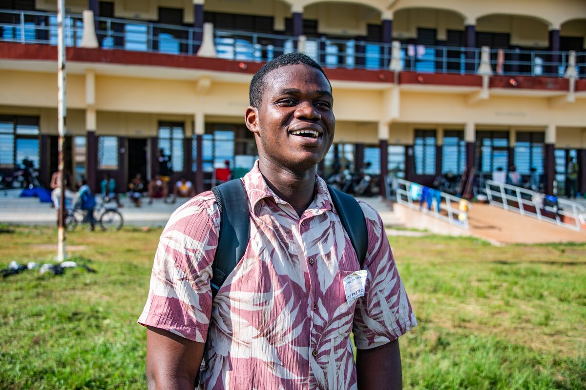 CompassionCA's tweet photo. Compassion Togo launched in 2008. 

Last year, the first class of 37 graduates completed the program. This year, 287 students are exiting the program and over the next five years, around 4000 youths will graduate. 

Daniel is one of this year's graduates!

#congratulations #grad https://t.co/H97CzDCtjx