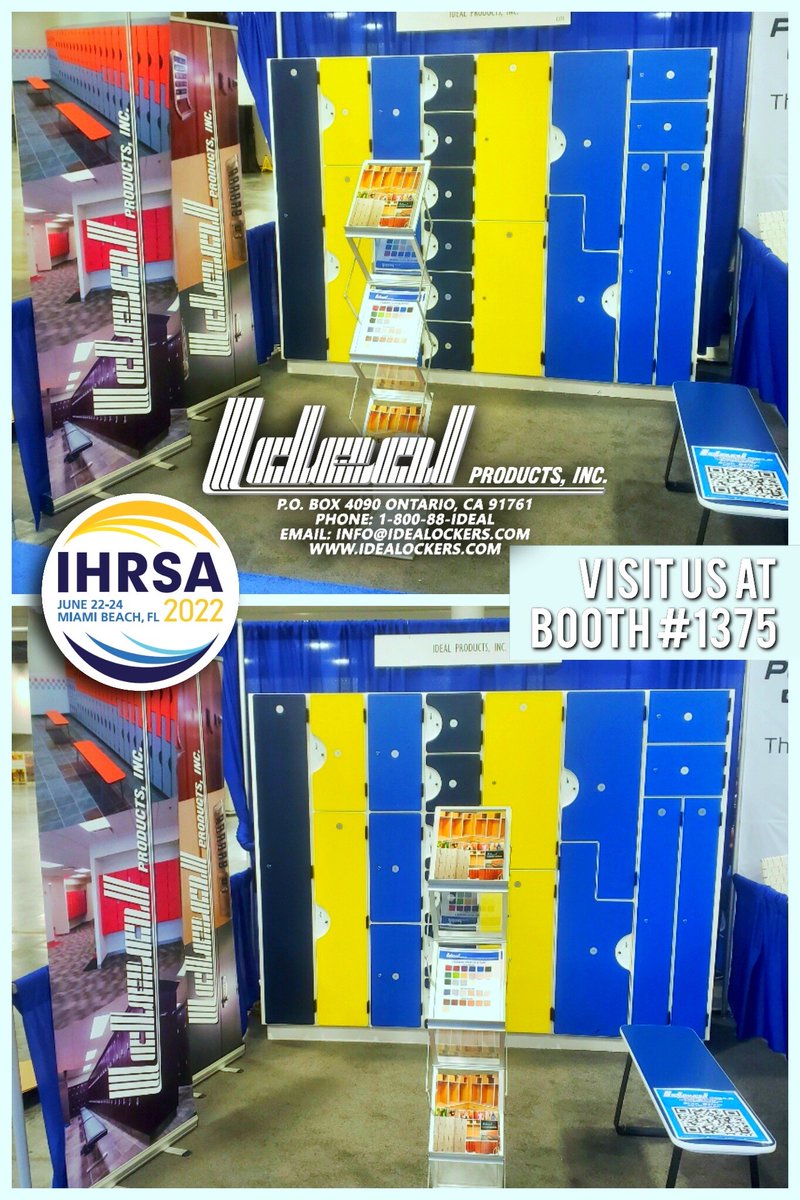 idealocker's tweet photo. WE HOPE TO SEE YOU AT @ihrsa 2022 Trade Show! Booth #1375!
June 22nd-24th! Msg us for free passes!
https://t.co/sBDZtAmnnX
#ihrsa2022 #ihrsa #tradeshow #lockerroom #locker #customlocker #lockers #athleticclub #athleticfacilities #facilitymanagement #clubsolutions #construction https://t.co/wRCpSnZeAW