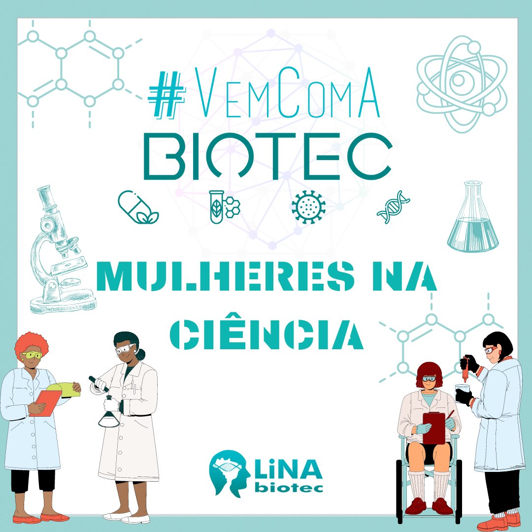LiNAbiotec's tweet photo. A participação das mulheres na ciência não é de hoje e a desigualdade com relação ao gênero também não! Portanto, não podemos deixar essa pauta de lado e devemos sempre lutar por direitos equitativos e condições seguras para todas as mulheres.

#VemComABiotec #Biotecnologia https://t.co/qOSbzTfEw0