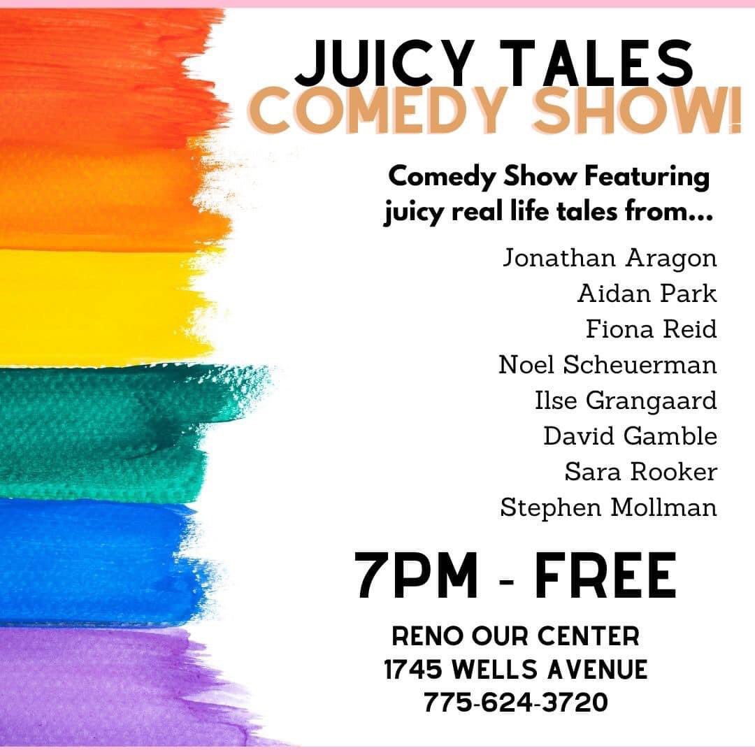I’ll be performing a story on this FREE comedy show this Saturday <a href="/OurCenterReno/">Our Center</a>. Show starts at 7. Would love to see you there!
