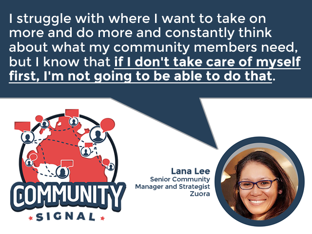 communitysignal's tweet photo. “I struggle with where I want to take on more and do more and constantly think about what my community members need, but I know that if I don’t take care of myself first, I’m not going to be able to do that.” –@lanalyzer314

▶️https://t.co/eARCppRPnm https://t.co/vSi4eKFvuJ