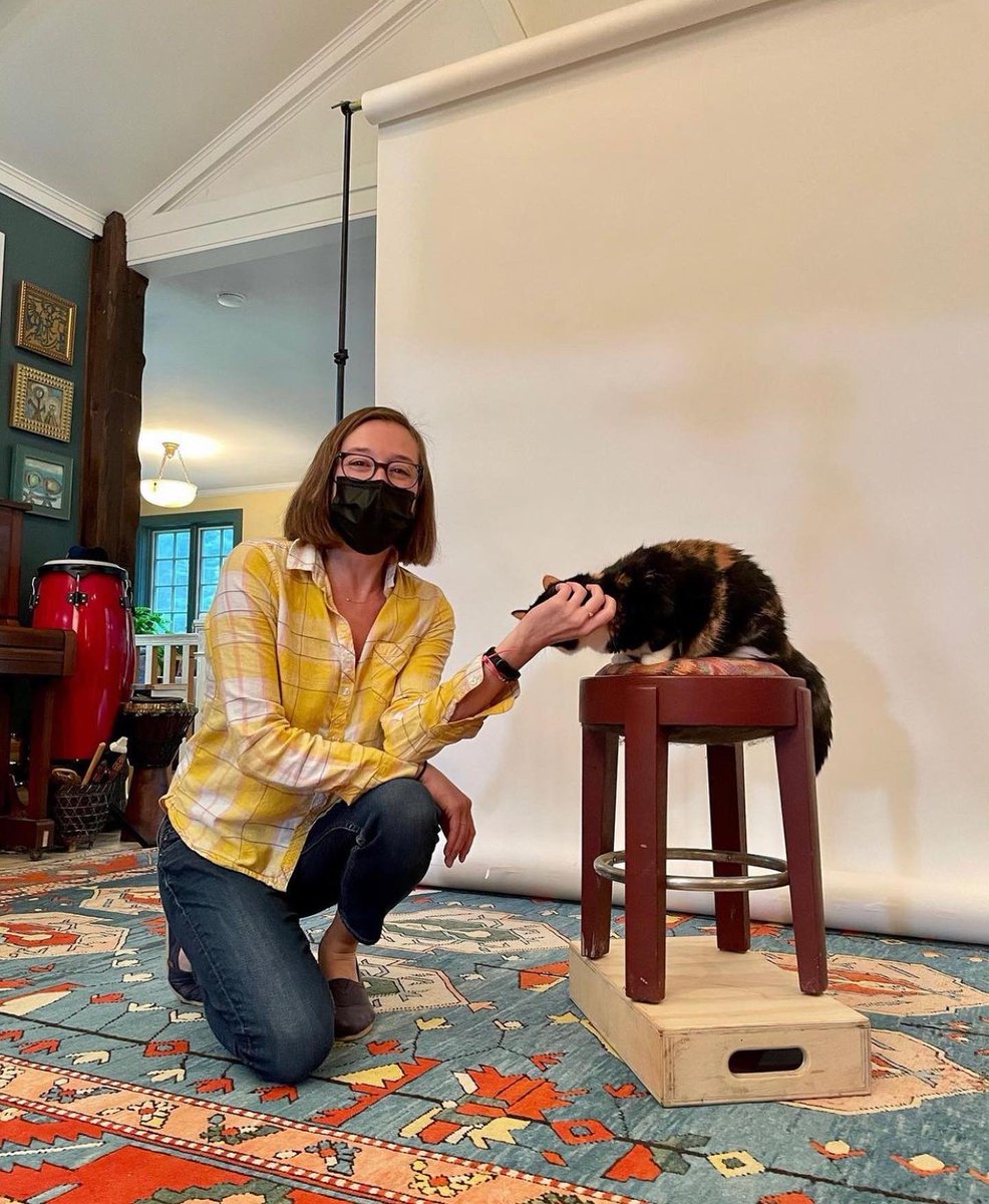 CardinalFlixInc's tweet photo. We spent the past weekend out in The Berkshires working on the key art for our feature “A Stage of Twilight” with Photographer Peter Baiamonte and Hair &amp; Makeup Artist Erica Ensminger!Not only that but we also made a new friend!🐱Keep an eye out for the results 👀

#film #newfilm https://t.co/bCdTipDjlD