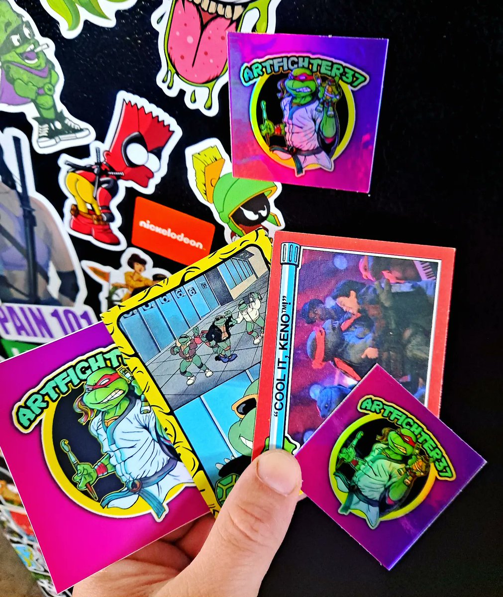 radilikeit's tweet photo. Another rad sticker to add to the refrigerator! Thanks alot @artfighter37 π₯
#stickers #stickerswap #tmntcollector #ninjaturtles #stickercollection #stickercollecting #stickercommunity #slaps #stickybusiness #tmntcommunity #tmntfan #tradingcards #cardcollector #comiccollector https://t.co/CQatssrVXf