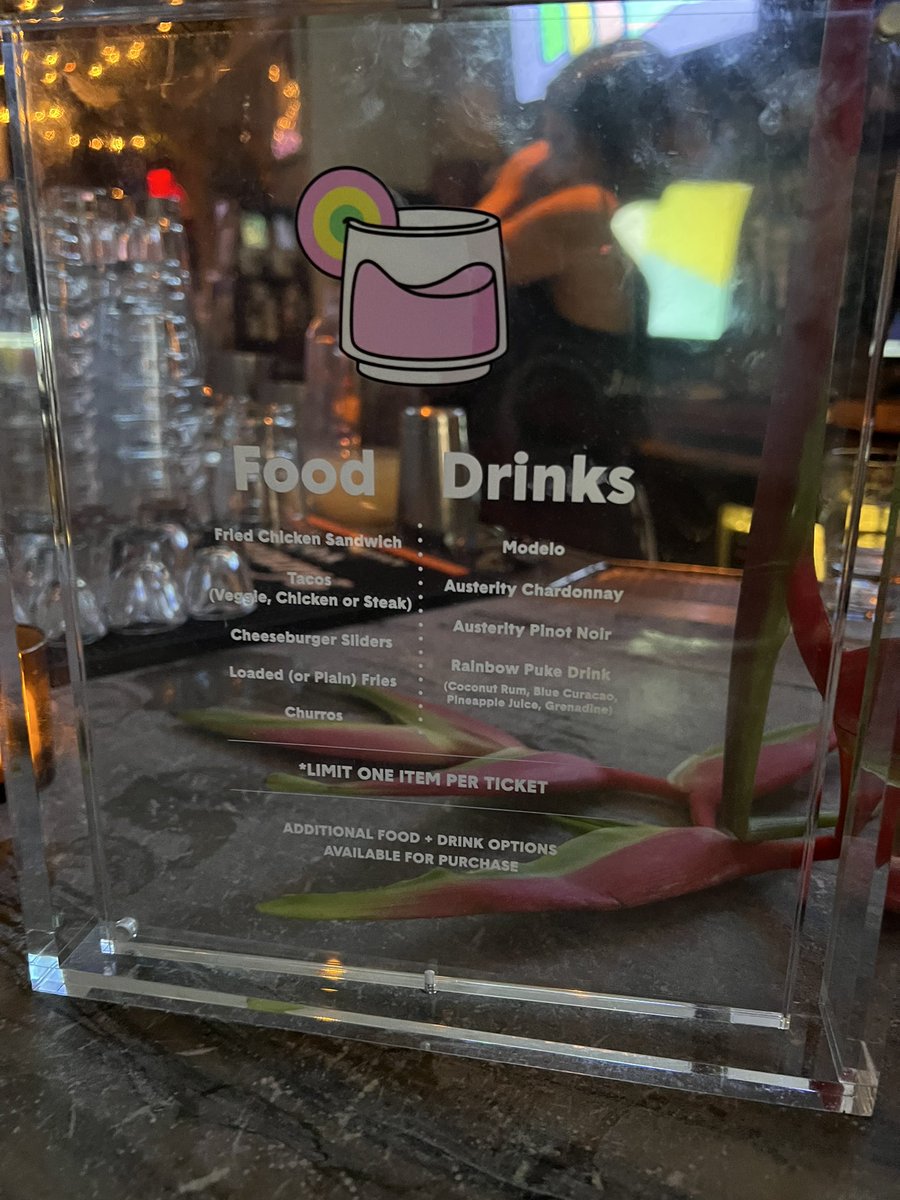 Imminentt's tweet image. Menu for the doodles lounge