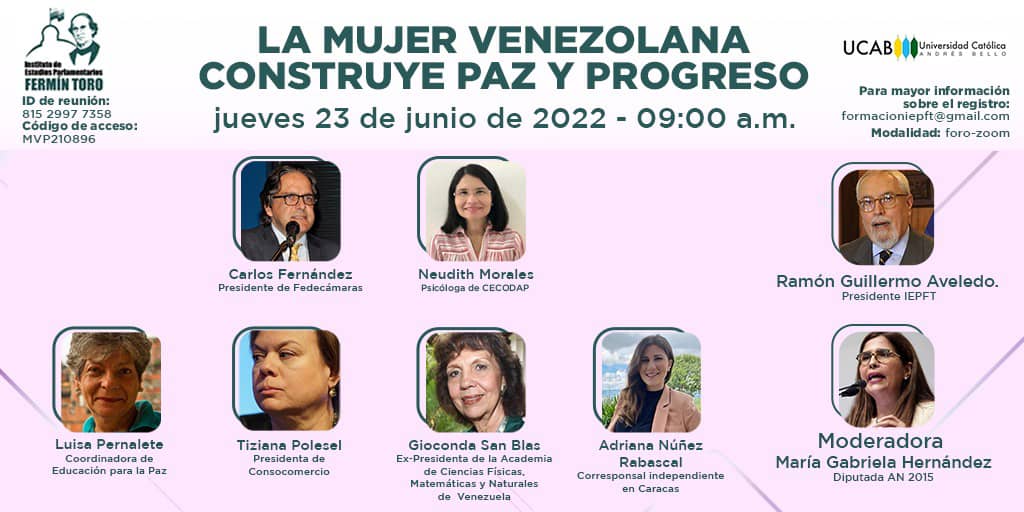 La psicóloga de <a href="/Cecodap/">Cecodap</a>, Neudith Morales, hablará de lo que significa "Ser niña en Venezuela" en el marco del foro del Instituto de Estudios Parlamentarios Fermín Toro: La mujer venezolana construye paz y progreso