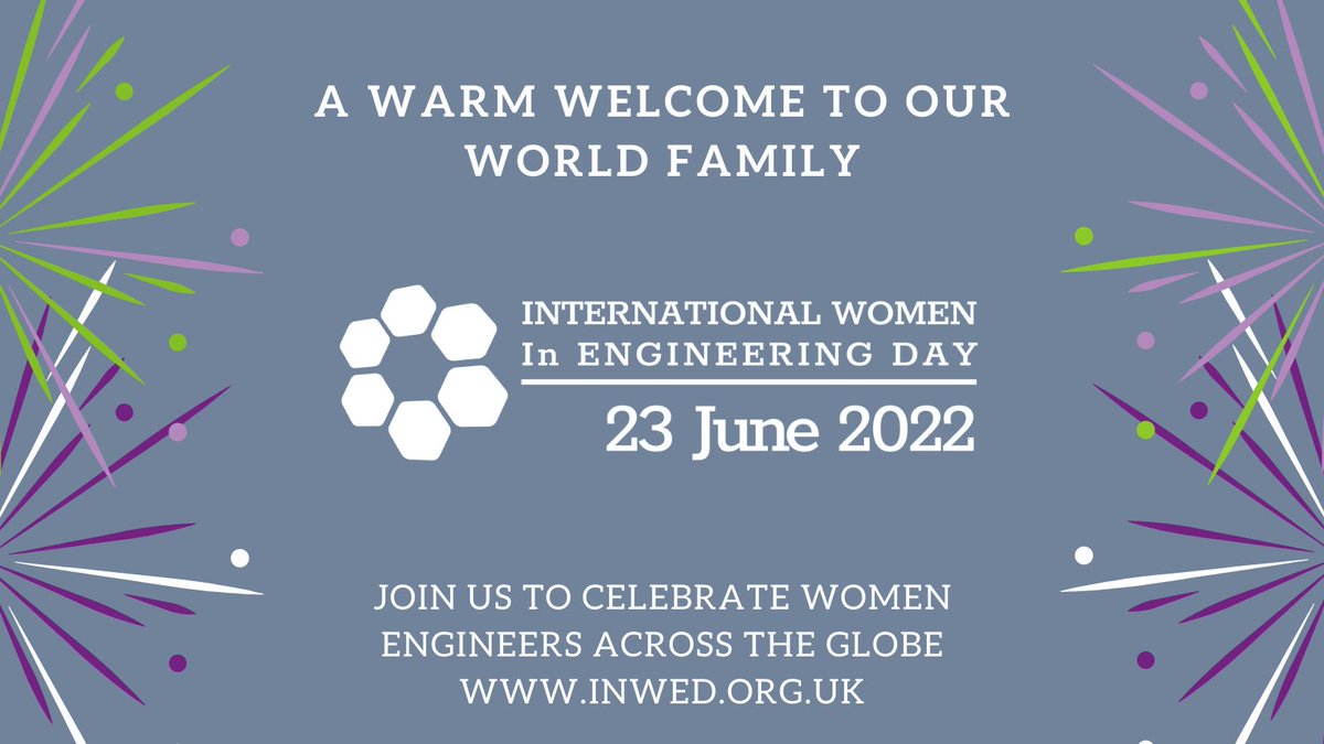 Happy #INWED22 to all our women engineers and their supporters in Japan, Papua New Guinea, Palau, East Timor, North and South Korea! #inventorsandinnovators #imaginethefuture