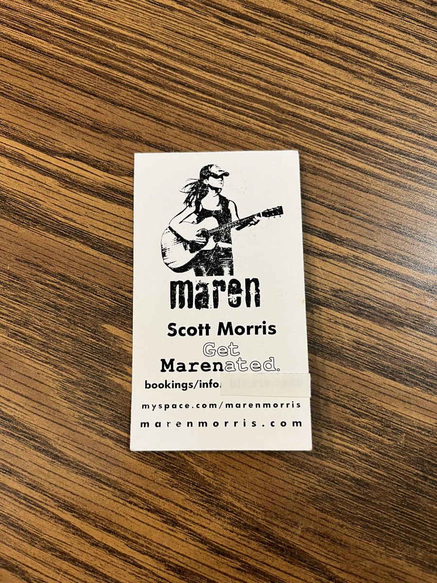 mikemackey_tx's tweet photo. @MarenMorris I was looking through my desk recently and found this from back in the day. Good times in DFW! Best of luck always!! https://t.co/BC8jiQ0LwZ