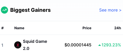805jh1's tweet photo. @binance SQUID GAME 2.0 MAKING MOVES ON BSC🐙🚀
@SquidGame_Two #SquidGame2 #SquidGame @cz_binance 
 
Dextools Trending #1 👌
CMC/CG Trending Incoming 👀
AMA 20:00UTC Today @gollumsgems 🐋
Backed by @VenomCrypto_ @1goonrich @tommychong @travladd @CaesarsCalls
https://t.co/r2hoYJ7jdk https://t.co/Q1uSzeIZLl