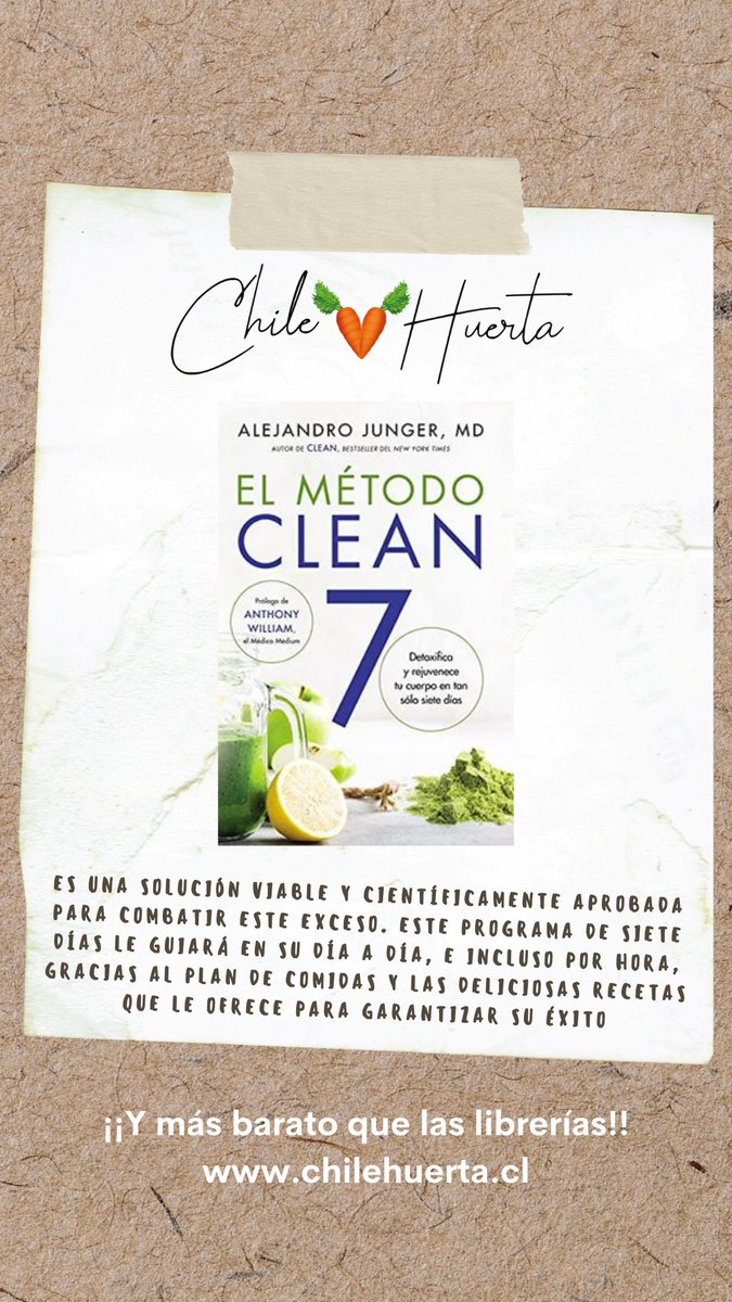 En nuestra tienda online tenemos gran parte de la colección de libros de <a href="/DrJunger/">Alejandro Junger MD</a> Lo encontrarás en su formato físico para que puedan hacer el método Clean en casa. #Detox #Salud #LibrosRecomendados
