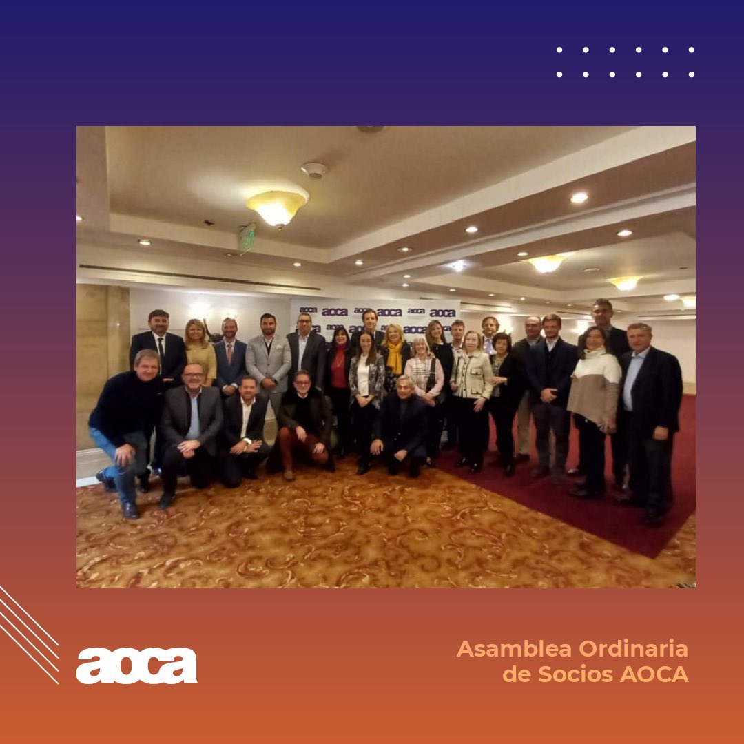 Asamblea Anual de Socios #AOCAArgentina

Con la asistencia de los representantes de las empresas y bureaux #SociosAOCA, se aprobó el balance y la memoria de la Institución durante el período 2021 y se llevó a cabo la renovación de autoridades por el período 2022-2024.