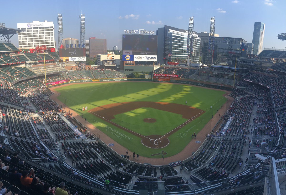 Game 3 of the series on a nearly 100 degree day in Atlanta. 

#SFGiants go for a second straight win over the Braves. Rodon-Morton pitching matchup tonight.

Randy Winn joins me on the radio broadcast - 4:20 PT first pitch <a href="/KNBR/">KNBR</a>.