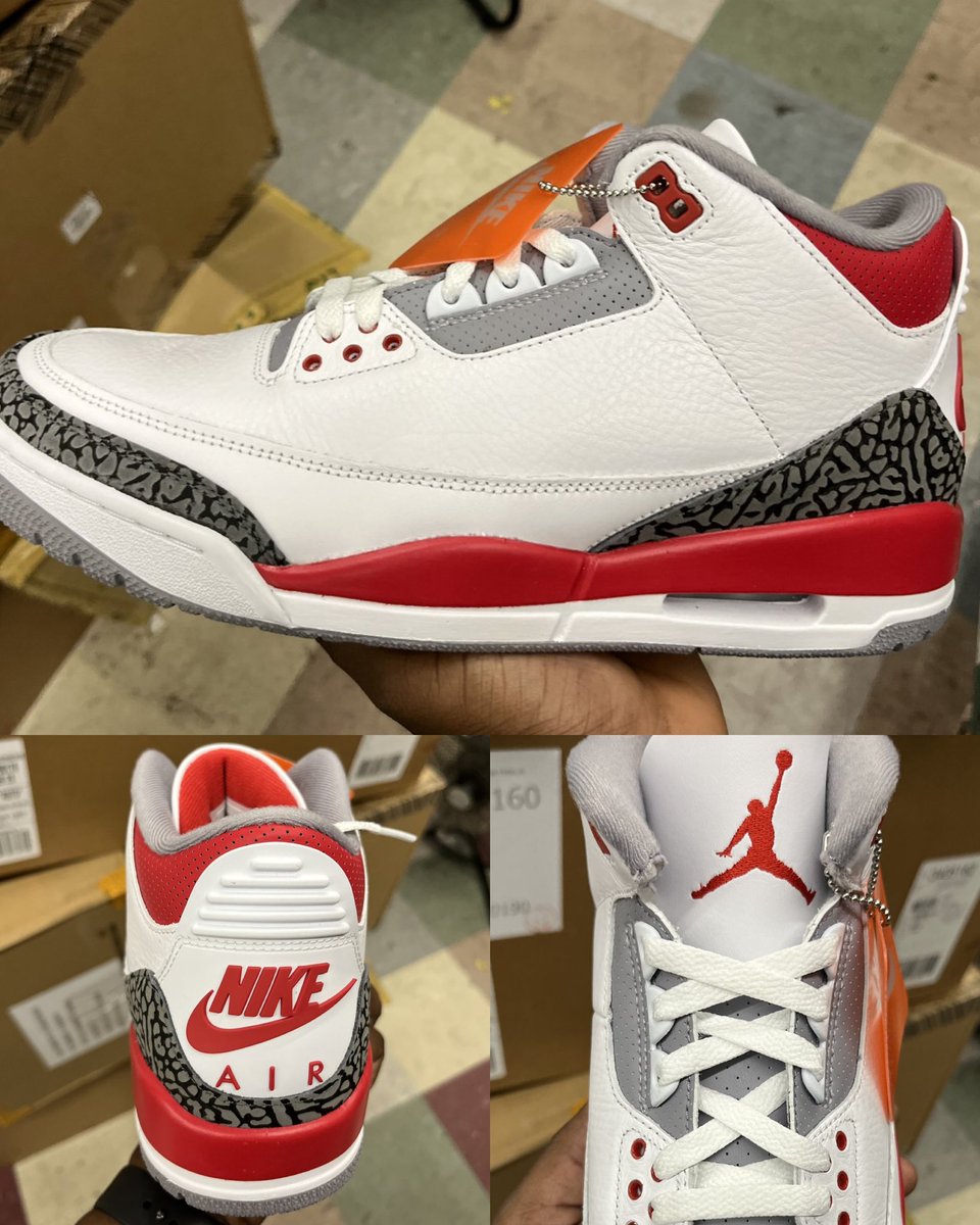 zSneakerHeadz's tweet photo. FIRST LOOK at the 2022 #FireRed Air Jordan 3 🔥🔴
Dropping August 6th. https://t.co/zi69roBS0y