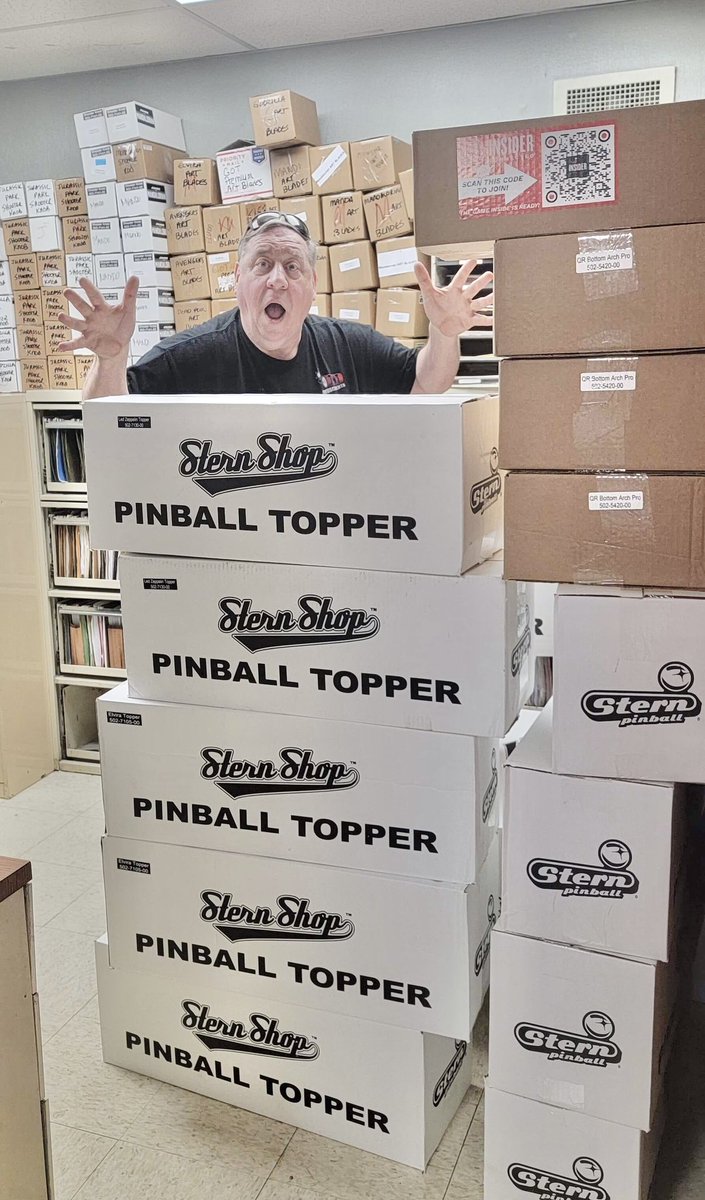TNT_Amusements's tweet photo. We’re working on last minute preparations for #Pintastic and almost lost Todd in the process! 🤣
If you’ll be at the Pintastic, make sure to get a picture with @ToddTuckey & tag/share it with us! Get tickets for the event here: https://t.co/ZyKlI77U7F
#Pinball #Expo https://t.co/ylWNEvkbeP
