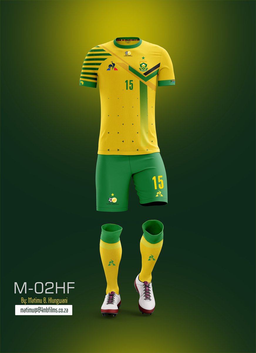 djmightymu's tweet image. My Bafana Bafana kit design, I had to try @LeCoqSportif_SA @BafanaBafana @iDiskiTimes #LCSportifza #BafanaBafana