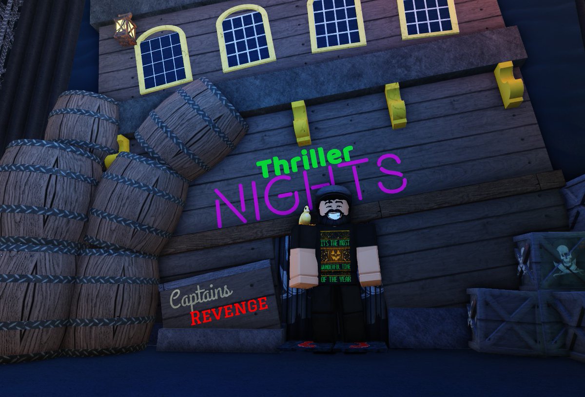 RblxScreams's tweet photo. Walk the plank? I'd rather not.. #SC2022 #ThrillerNights https://t.co/EC0h6HIVzI