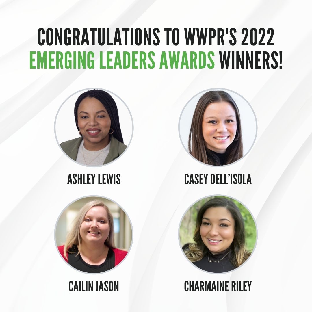 WWPR's tweet image. CONGRATULATIONS to all of our Emerging Leaders Awards winners! #ELA2022 #womeninleadership #womeninpr #risingstars