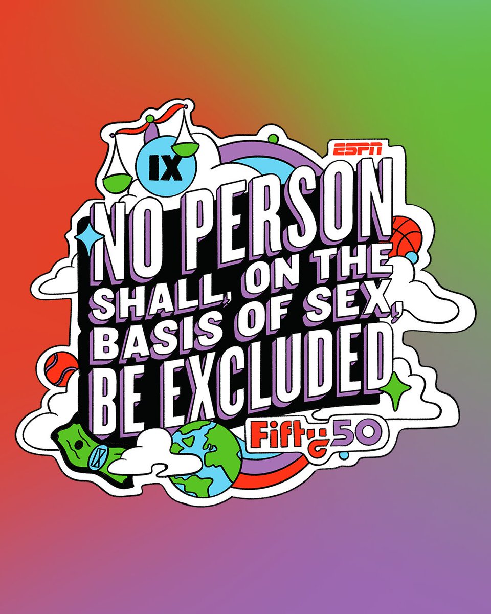 A special day in history 👏 

Today we honor the 50th anniversary of the passing of Title IX #Fifty50