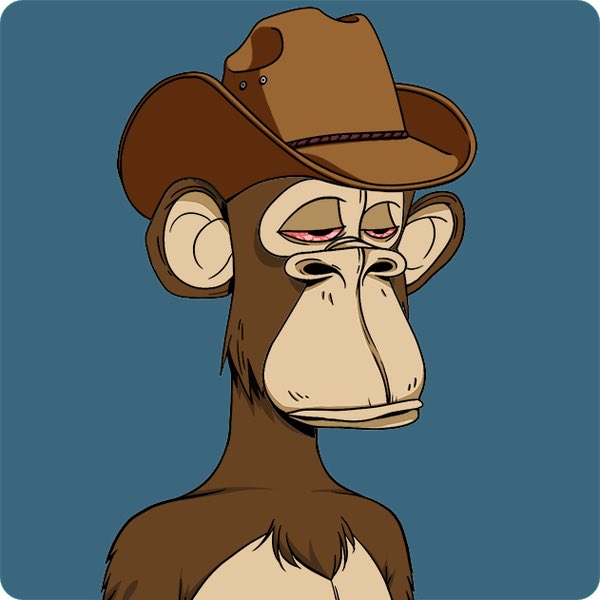 Just landed my first cowboy <a href="/BoredApeYC/">Bored Ape Yacht Club 🍌</a> 🤠