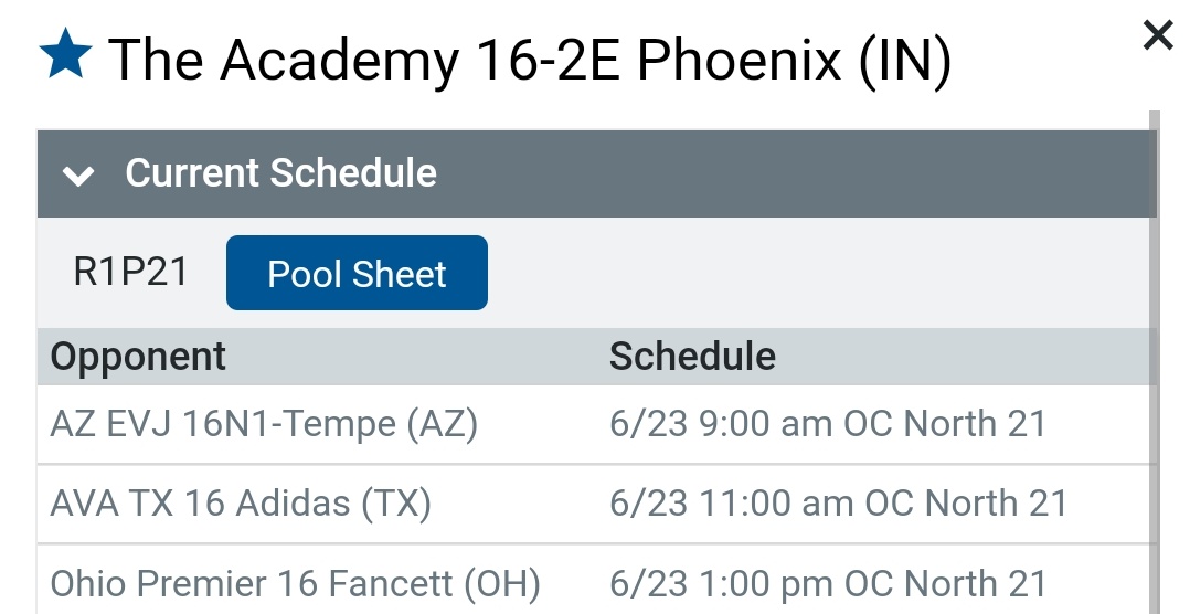 2022 Academy 16 Elite Phoenix tweet media