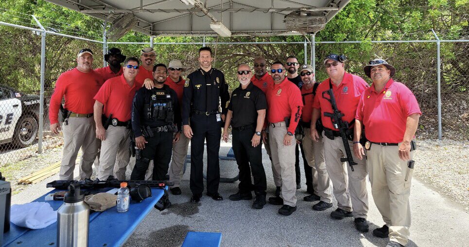 The MDSPD firearms instructors that train our school police officers work tirelessly all summer long preparing our personnel for certain critical incidents they may encounter #KeepSchoolsSafe