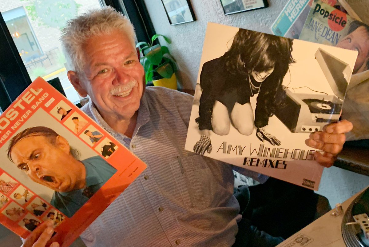 After two glorious weeks of goofing off in NC, I’m back <a href="/IndependentPGH/">The Independent</a> in Squirrel Hill tonight, playing vinyl LPs. I think 99% of the records I brought were purchased while I was on the road. Vacation Vinyl! Tune in at twitch.tv/independentpgh to listen and watch!