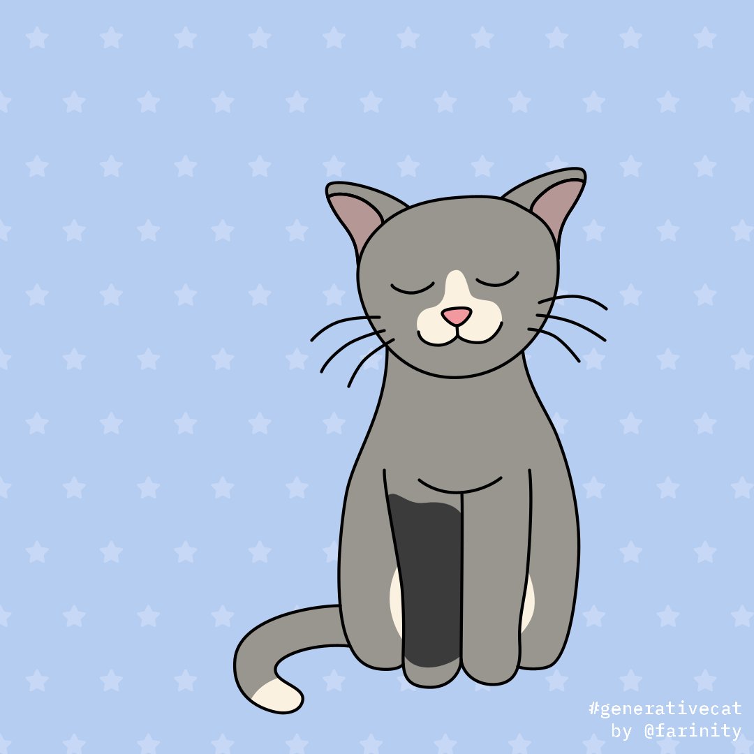 GenerativeCats's tweet photo. Every cat is my best friend.
#generativecat https://t.co/lHEIZ3ggCs
