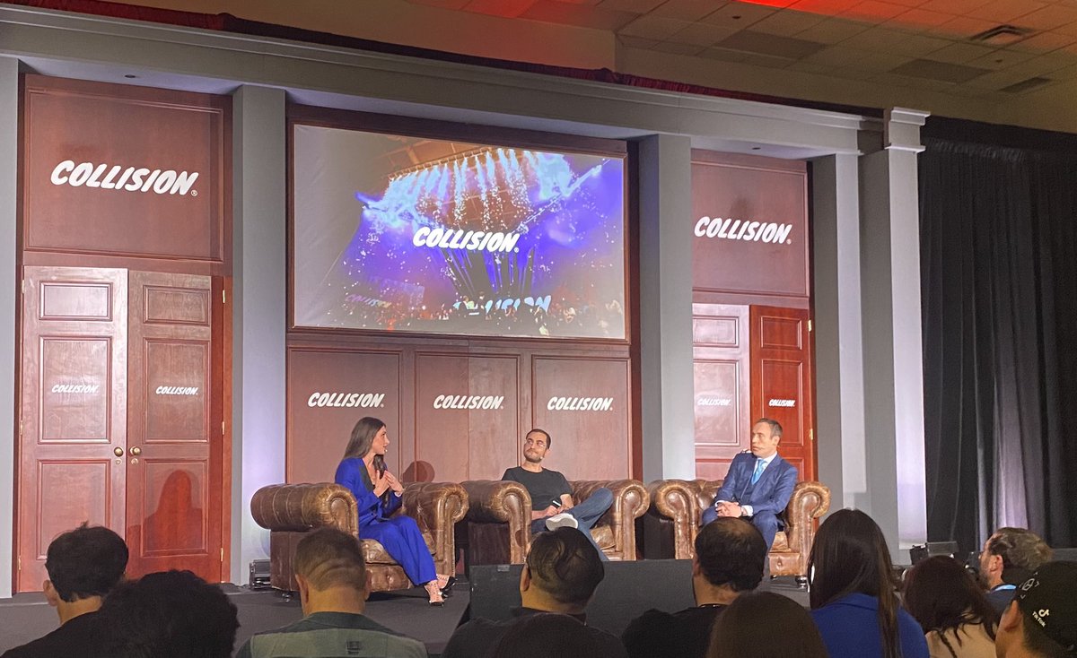 Shu_Sarah's tweet photo. Collision is back (in-person)! Timely topics at the venture stage, shifting landscape in investing, capital efficiency, re-evaluation… Any changes in the market present opportunities. https://t.co/D9xrFR86C6