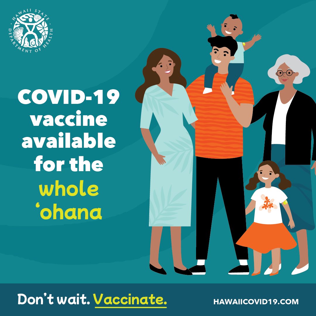 GenHawaii's tweet image. “We know millions of parents and caregivers are eager to get their young children vaccinated, and with today’s decision, they can.”    - Dr. Rochelle P. Walensky 👩‍⚕️ 

#Chuukese #Marshallese #Pohnpeian #Kosraen and #Yapese
#GetVaccinated #HIGotVaccinated @HawaiiDOH