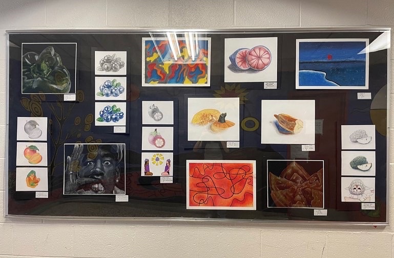 Classes were offered tours by Victoria Park Council Students but all students who traverse the hallways of Victoria Park will be delighted by the visual beauty that is the Creative Arts at Victoria Park!