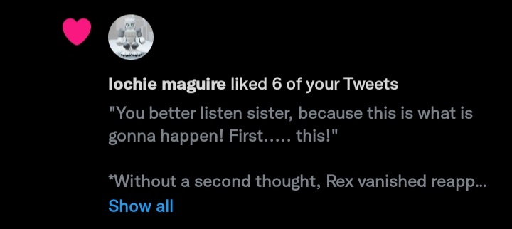 RexyDangervest's tweet photo. @lochie_maguire 

"Thank you.... for the likes, I guess!"

😁😁😁 https://t.co/yWSGk5yXX7