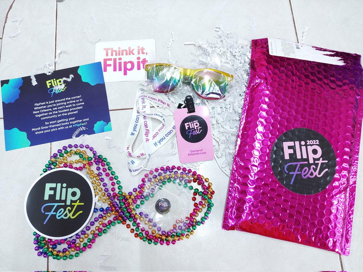 Gracias @Flipgrid ya llego mi kit para el #flipfest2022 siempre sorprendiendome jejeje
Definitivamente #FlipgridForAll