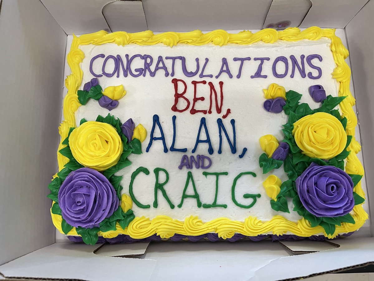 ObenTech's tweet image. Celebrating OBEN STEM legends: Congratulations Craig, Ben, and Alan! Inspired students continue your legacy at OBEN 😢🌟💕@OysterBayHS @smj2it @realLB79