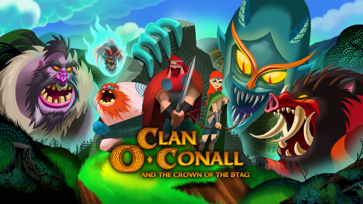 Nouvelle vidéo de gameplay découverte sur Nintendo Switch : Clan O'Conall and the Crown of the Stag, un jeu d'action et de plateformes développé par le studio canadien HitGrab Game Labs ! On vous montre les trois premiers niveaux de l'aventure : youtube.com/watch?v=CrCIM9…