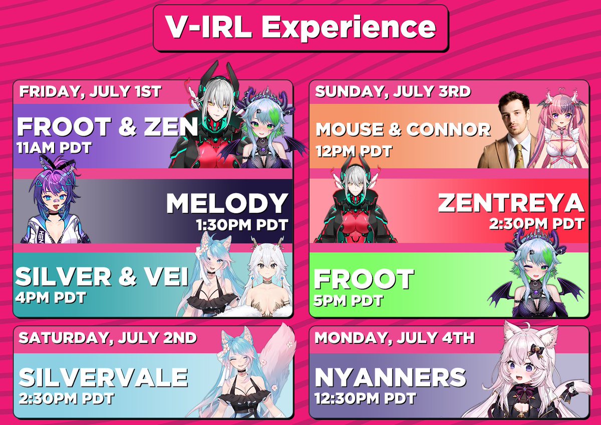 VShojo on Twitter "📢 Announcement 📢 Get ready for the VIRL Experience