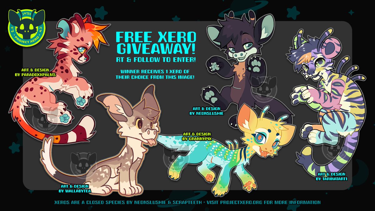 ProjectXeros's tweet photo. ⭐️ FREE XERO ⭐️

In celebration of our 1 year anniversary this weekend, we are giving away a free Xero! The winner can choose any of the Xeros shown here!

RT &amp; follow @ProjectXeros &amp; @neonslushie to enter! Comments appreciated!

Ends 6/25 @ 6pm EST!

https://t.co/7aeyi3csBy https://t.co/GXbfxwGHnY